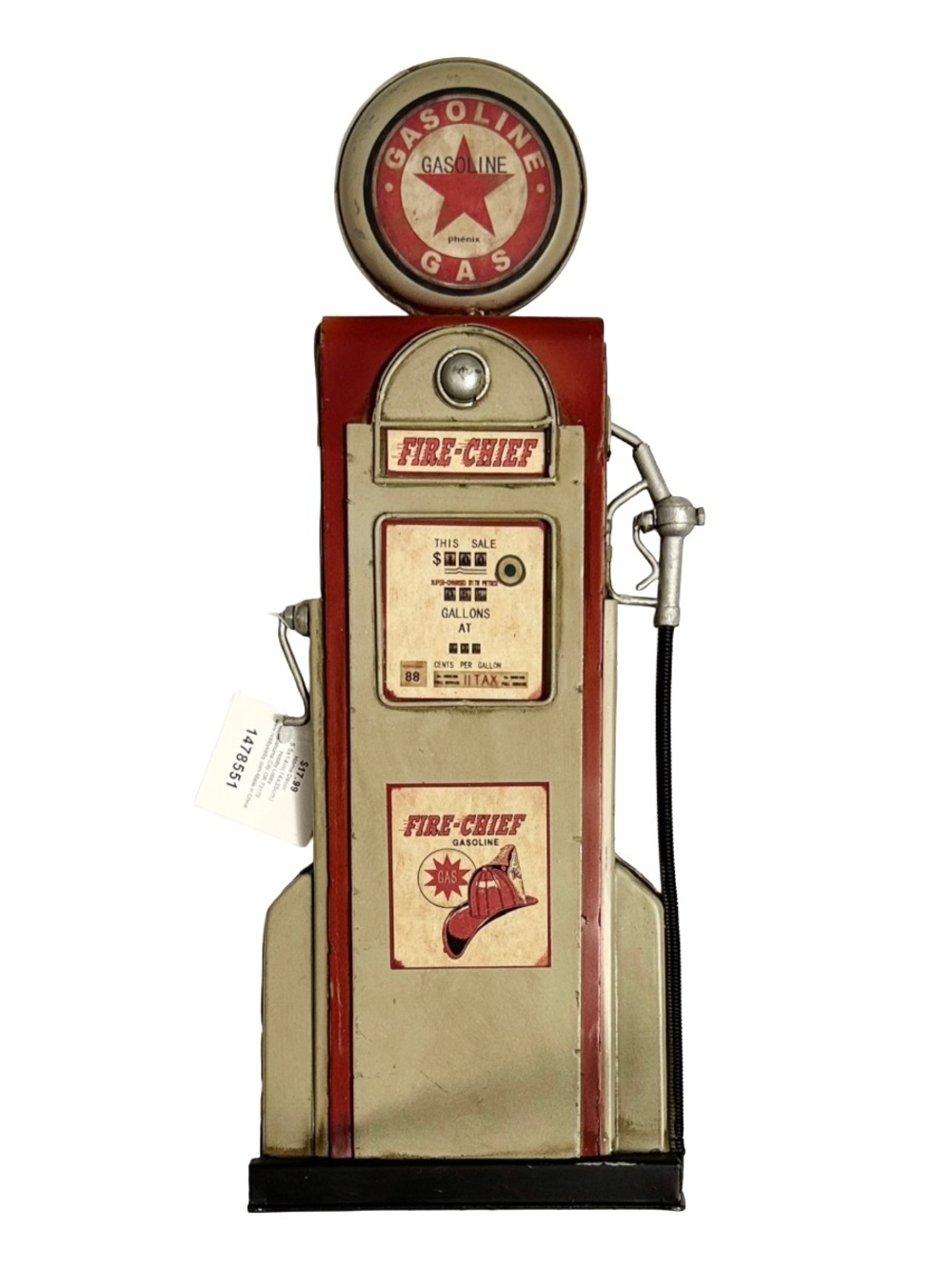 Hobby Lobby Fire Chief Gasoline Pump Wall Decor